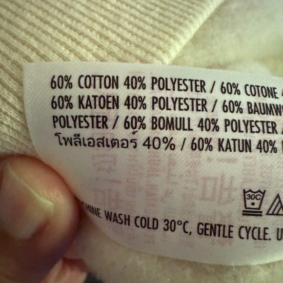 Disneyland Original Mickey Mouse Pullover Sweatshirt Cream Size XXL - Picture 11 of 12